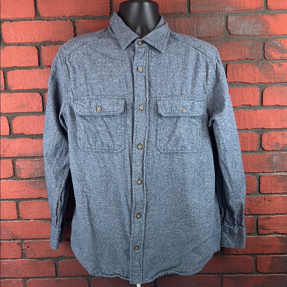 Field‎ & Stream Shirt Mens Medium Blue Button Up